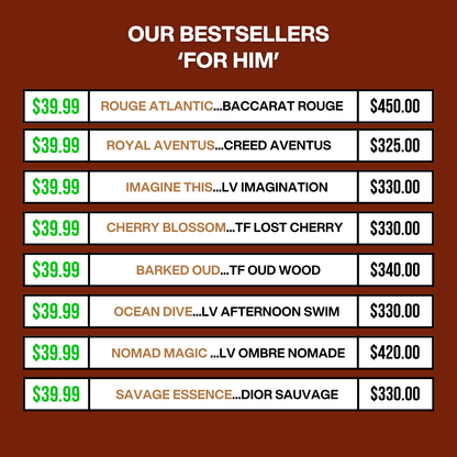 3x 50ml Mystery Scents